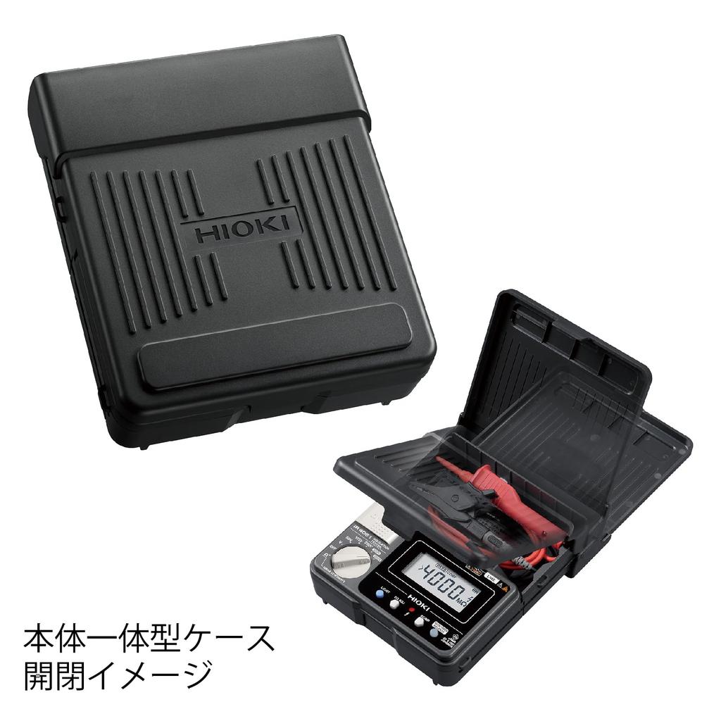 Измеритель сопротивления изоляции HIOKI, мегомметр, тестер, солнечные батареи, сделано в Японии, сертифицированный JIS, цифровой, 5 диапазонов, 50 В, 125 В, 250 В, 500 В, 1000 В, IR4053-11