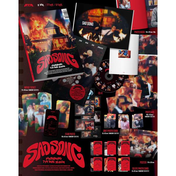 (+магазин подарков) P1Harmony - 7TH МИНИ-АЛЬБОМ [ГРУСТНАЯ ПЕСНЯ] [Случайная версия]