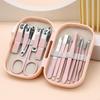 14 Piece Portable Nail Clippers Stainless Steel Ear Digging Spoon Manicure & Pedicure Set Nail