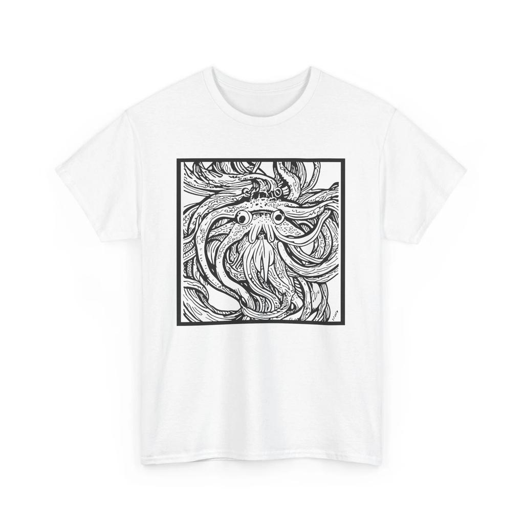Kraken Cryptozoology T-shirt Tops Tees Unisex | Cryptid Kraken | Kraken Shirt