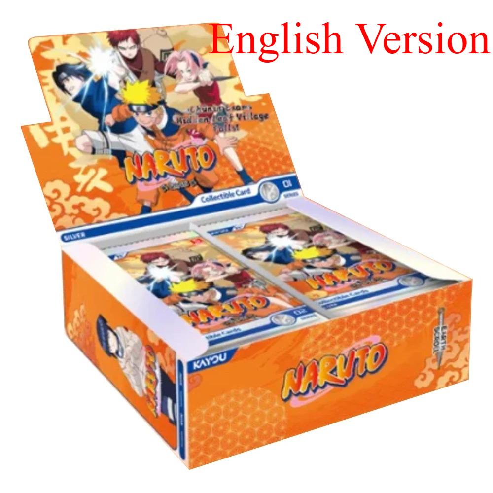 Genuine Naruto Card English Version Chapter of The Formation Uchiha Itachi Gaara Kakashi Anime Collectible Card Toy Gift