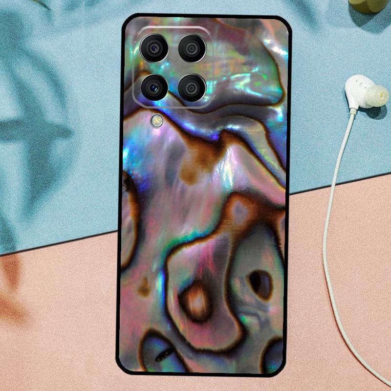 Текстура раковины моллюска Абалон для чехла Samsung Galaxy M14 M34 M54 M20 M06 M16 M12 M13 M15 M35 M55 M33 M53 M21 M31 M32 M52