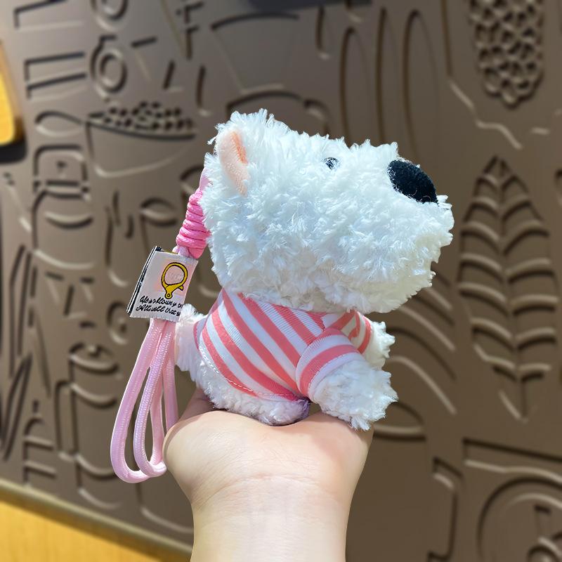 Милые кулоны в виде щенков, плюшевые игрушки, куклы для игровых автоматов, мультяшные школьные ранцы, подвесные украшения, брелоки