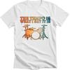 Tshirts For Unisex Comfortable For Him Oneck Tshirt Casual The Tempo Is What I Say It Is Drum Set Minimalist Male Top Tees