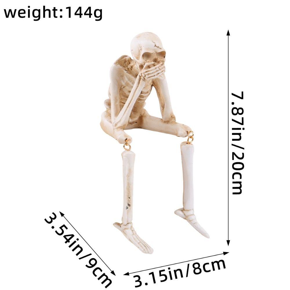Vintage Evil Skeleton Statues Resin Skeleton Shaped Ornament New Skeleton Decoration