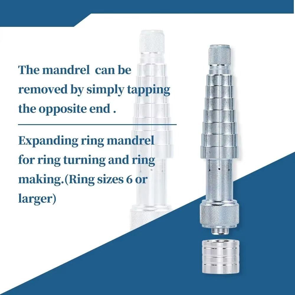 Plastic and Rubber Hammer Ring Stretcher Dual Head Wedding Band Ring Extender  Ring Sizer Kit