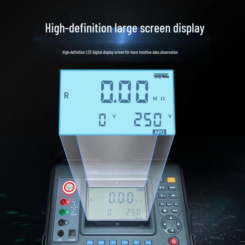 CEMA ST3128 10KV Digital Insulation Resistance Tester (CN version)