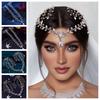 Капля воды лоб ободок с гребнями фея свадебное украшение для волос танцевальная вечеринка