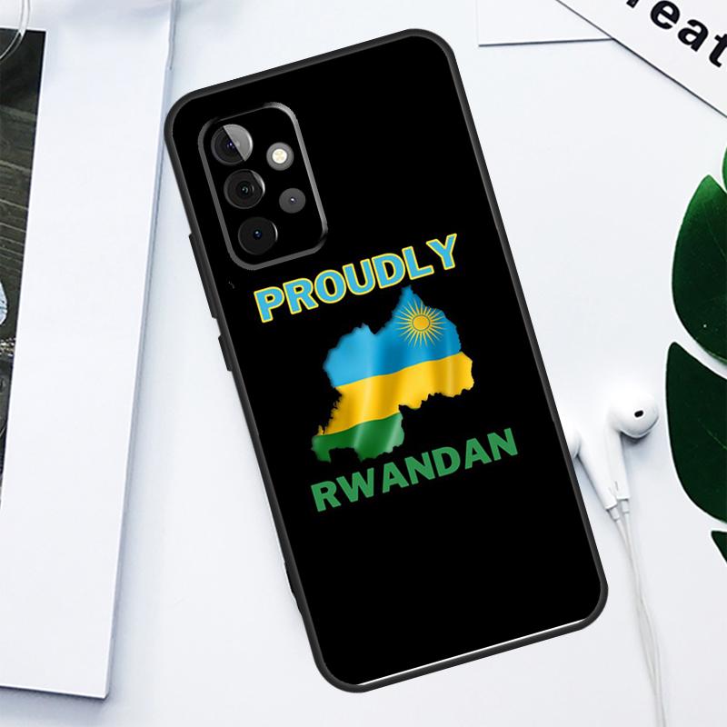 Rwanda Flag For Samsung Galaxy A13 A53 A33 A54 A34 A14 A55 A35 A15 A05 A06 A16 A22 A32 A52 Phone Case