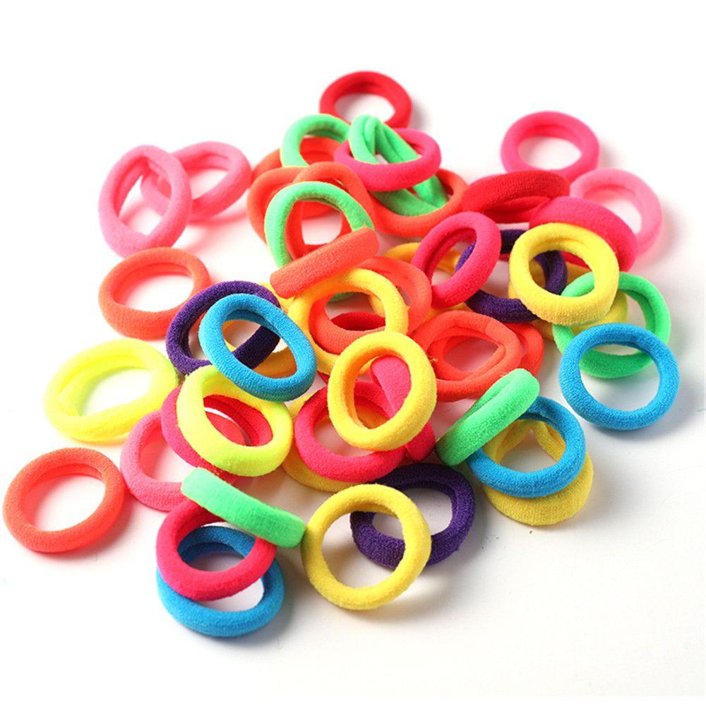 Headbands No-damage Nylon Ponytail Holder Scrunchies Elastic Hair Bands Rubber Bands Hair Rope Ties