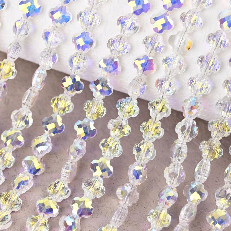 Гальванизированный четырехлистный клевер шерпа бисерные аксессуары для изготовления ожерелий своими руками