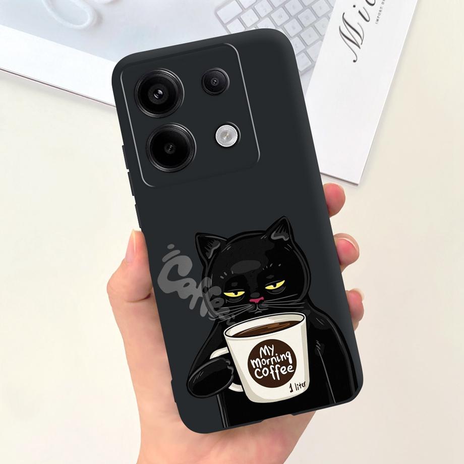 For Poco X6 Pro Case X6Pro Bumper TPU Silicone Soft Shockproof Back Cover for Xiaomi Poco X6 Pro Case Funda Jelly Fashion Print