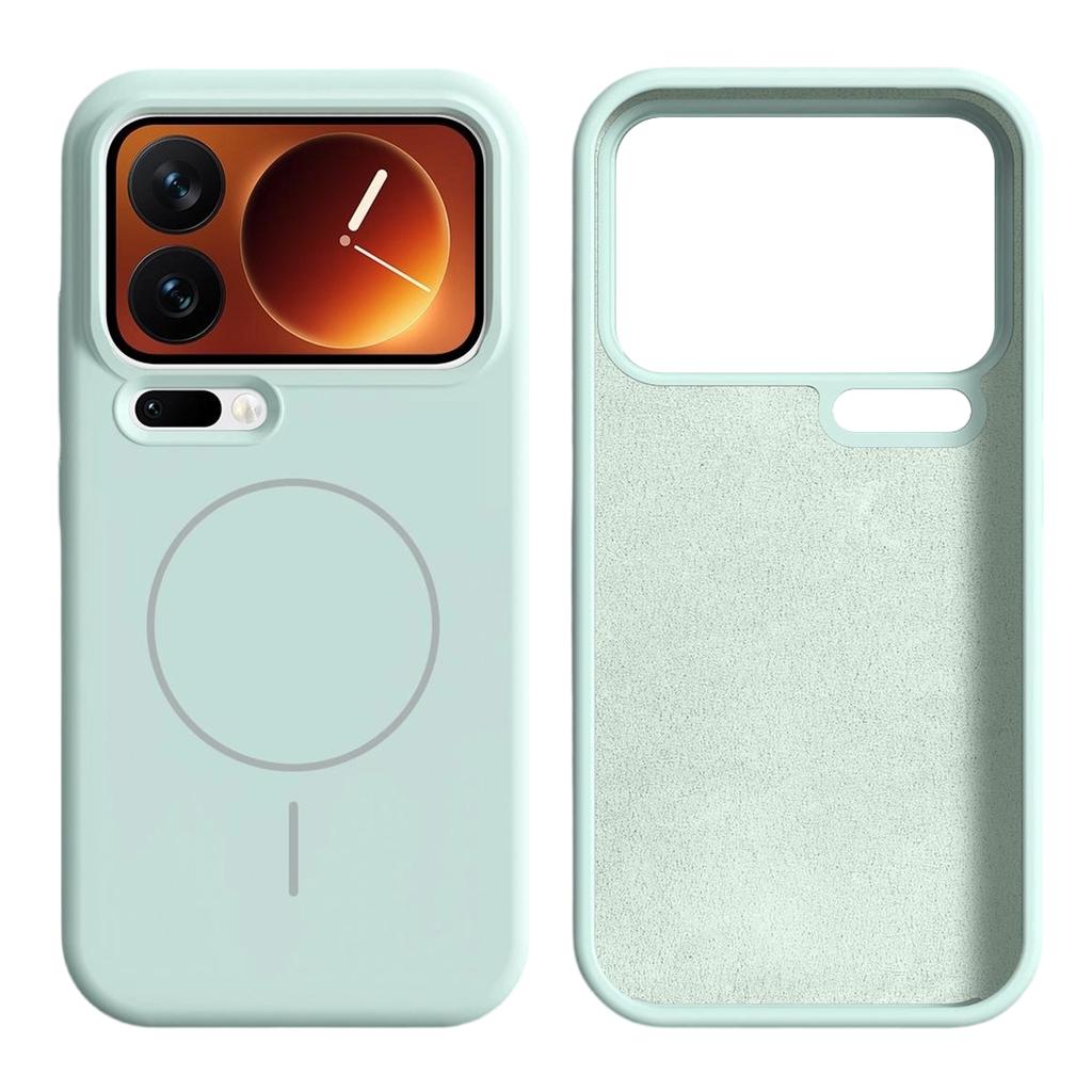 For Xiaomi 17 Pro Magnetic Case Skin-Friendly Liquid Silicone + PC Phone Cover