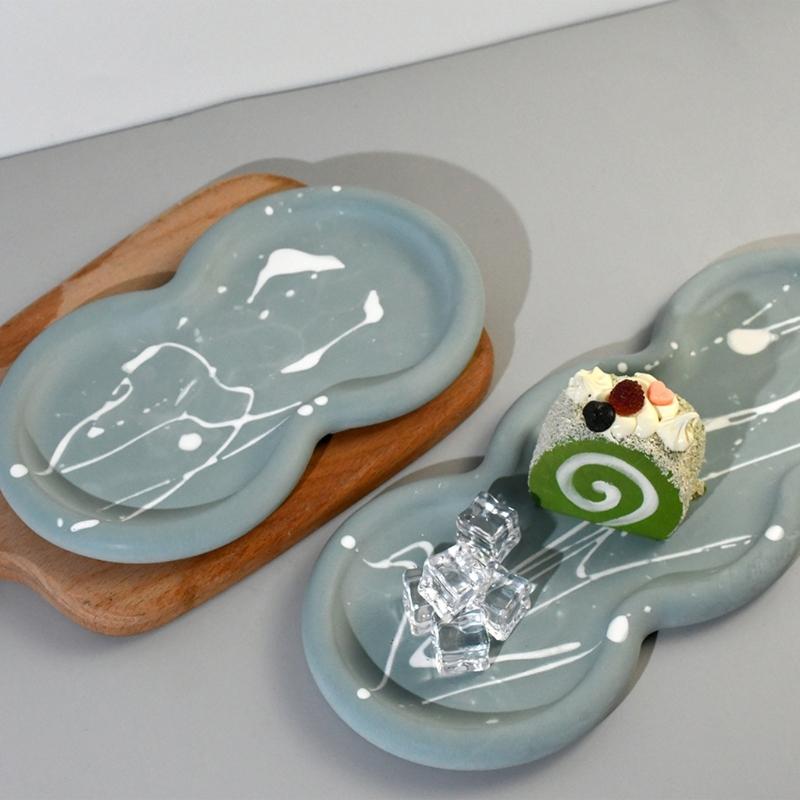 DIY поднос, форма для подставки, форма для эпоксидной смолы, овальная тарелка, коврик для чашки, силиконовая форма, держатель для ювелирных изделий, органайзеры, форма