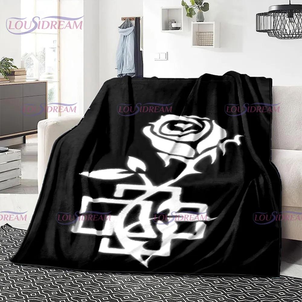 3D R-Rammstein Heavy Metal Band, мягкое плюшевое одеяло, фланелевое одеяло, одеяло для гостиной, спальни, кровати, дивана, вентилятора, одеяло