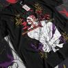 Kokushibo T-Shirt Demon Slayer Kimetsu No Yaiba Anime Manga Black Shirt All Size