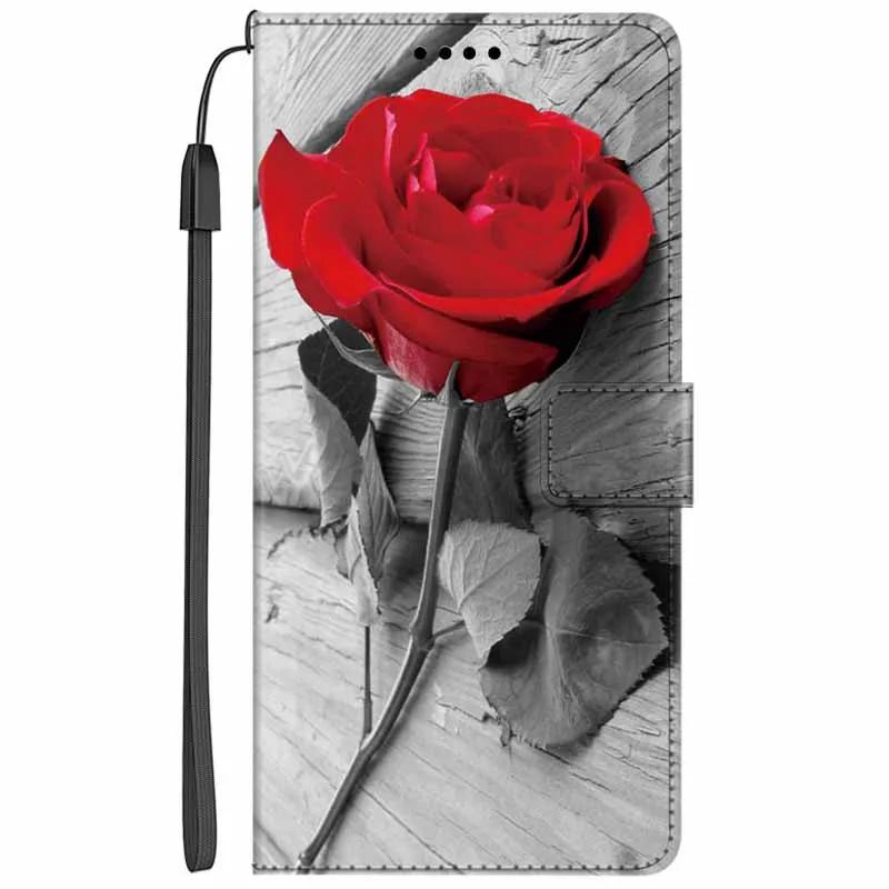 Кожаный чехол-книжка с подставкой для Oppo Reno13 F, кошелек с рисунком Льва и Кошки, Funda для Reno13 F 4G 5G, мультяшный кошелек, чехол-подставка для телефона Reno13 F