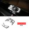 Хромированная отделка кнопок мультимедиа iDrive Center ABS для BMW F30 F10 F20 F22 F34 F32 F15 F25 F48 X1 X3 X4 X5 X6