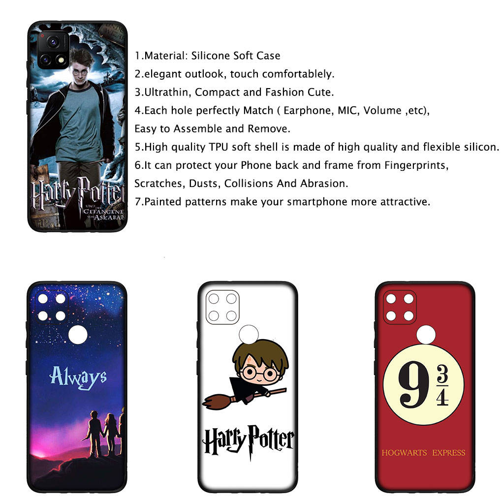 Для Samsung Galaxy S24 S23 iPhone 16 15 14 Xiaomi Redmi Note 13 12 11 10 8 Plus 9 Pro Max X XR чехол для телефона с мультяшным кольцом и логотипом Potters OPPO Huawei Cover