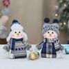 Рождественская кукла Снеговик плюшевая игрушка фигурка снеговика рождественские украшения для украшения дома