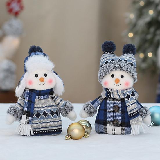 Рождественская кукла Снеговик плюшевая игрушка фигурка снеговика рождественские украшения для украшения дома