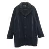 Made In Italy Melton Chester Coat M Black Men's Used