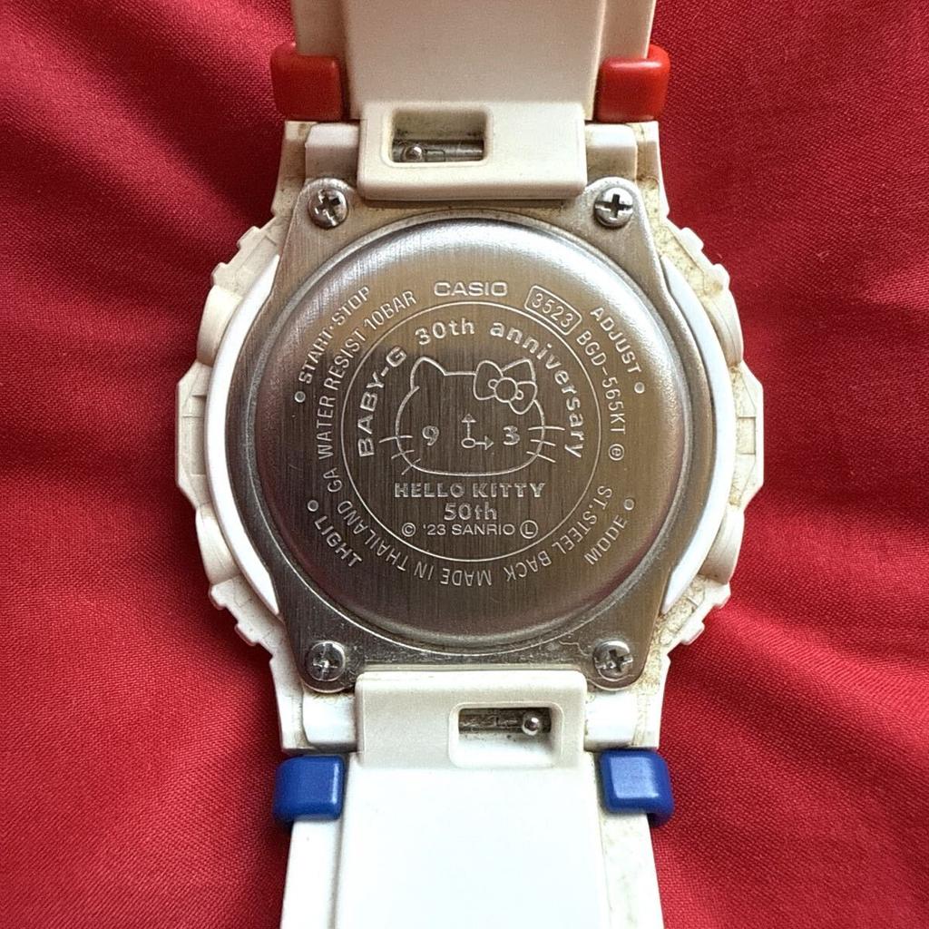 Casio Hello Kitty HELLO KITTY Серия Коллабораций Белые Часы BABY-G BGD-565 BGD-565KT-7JR