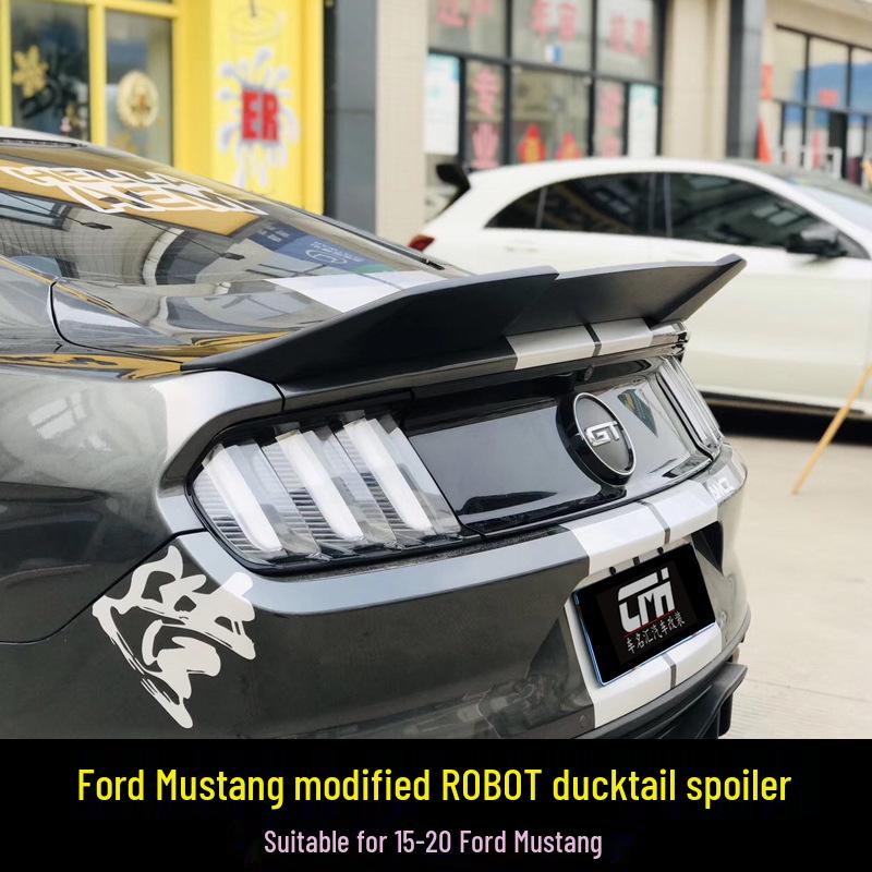 Carbon Fiber Spoiler Body Kit for 15-23 Ford Mustang: Modified Pressure Tail Wing for Three Generations