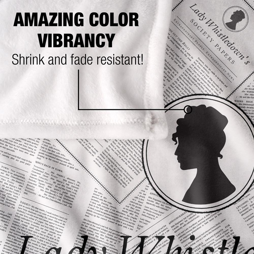 Бриджертоны Шёлковое Новостное Полотно Леди Уислдаун Супермягкое Одеяло