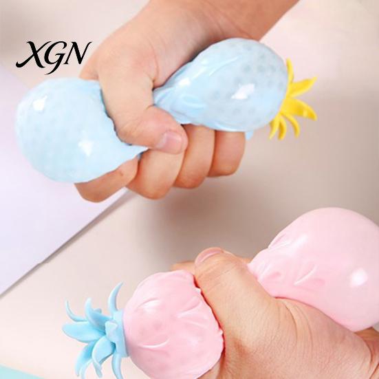Hand Squeeze Toy Pineapple Anxiety Relief Stress Reduction Ball Exercise Relaxation Fruit Sensory Fidget Party Favors