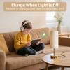 Table Lamp for Bedroom, High-Sensitivity Touch, AC Outlet, USB A+C