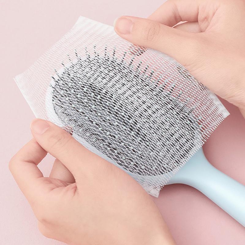 50 шт. Чистящая сетка для щетки для волос, расческа, подушка безопасности, расческа для домашних животных, защита для чистки