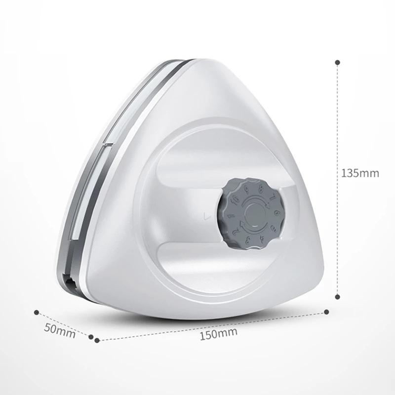 Регулируемая магнитная щетка для чистки окон, двухсторонняя магнитная щетка для мытья окон, бытовой инструмент для чистки