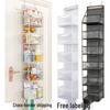 Wall-Mounted Multi-Layer Hanging Storage Bag for Clothes & Toys