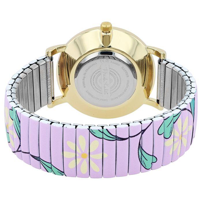 Montre femme - RAPTOR - Frida Kahlo Edition - Boîtier 36 mm - Quartz Miyota 2035 - Bracelet acier élastique multicolore