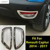 Аксессуары для Renault Captur 2014 2015 2016 2017 ABS Хром Задний Бампер Задние Противотуманные Фонари Освещение Молдинг Декор Накладка Отделка Экстерьер