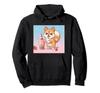 Shiba Bubble Things Print Hoodie Cute, Dog, Inu, Boba, Tea, Cute,