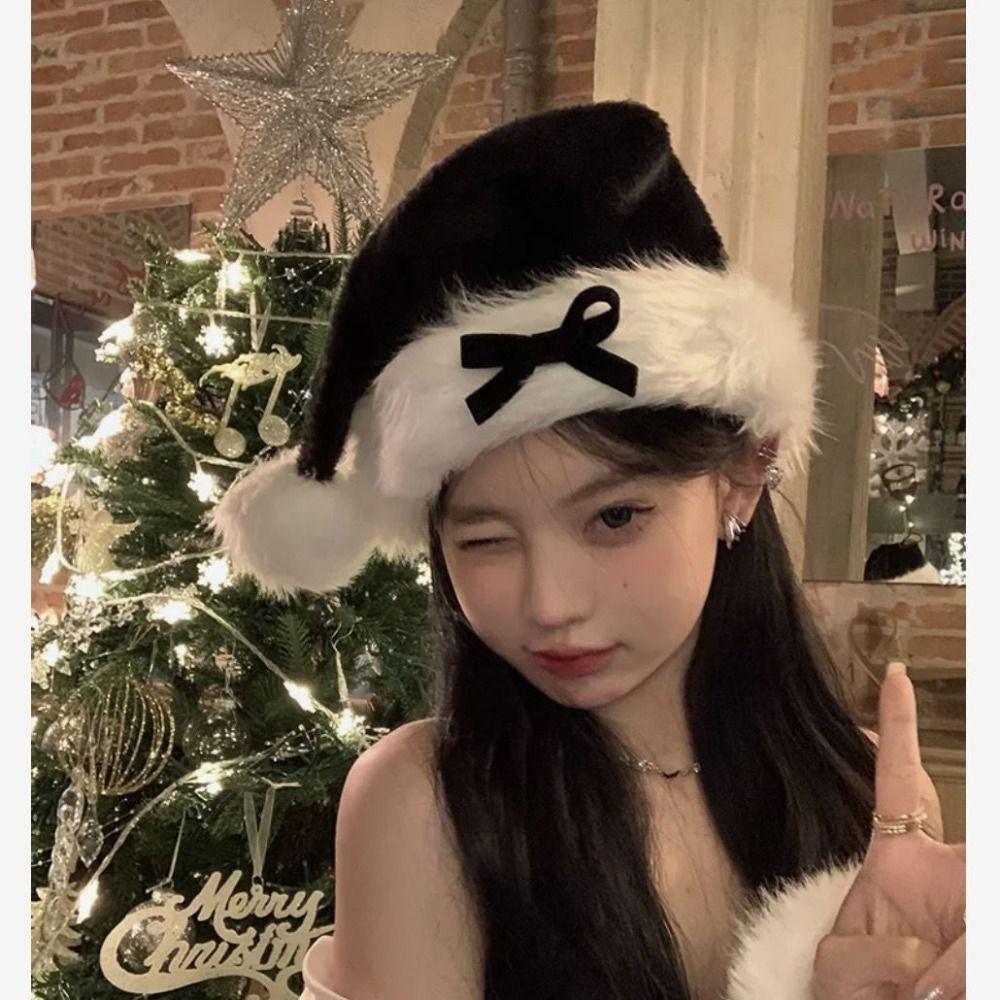 Весёлое Рождественское украшение Рождественская шапка Санта-Клауса Красная плюшевая шапка Санта-Клауса Шапка для детей