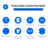 Высокомощный Bluetooth-усилитель громкой связи LINGSHENG, штепсель CN (адаптер в комплекте)