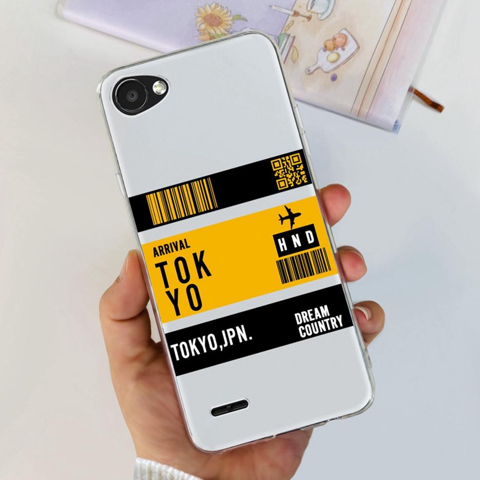 For LG Q6 Case M700 M703 Cute Painted Cover Soft Silicone Phone Case For LG Q6 Q6+ LGQ6 Back Cover Bumper For LG Q6 5.5'' Fundas