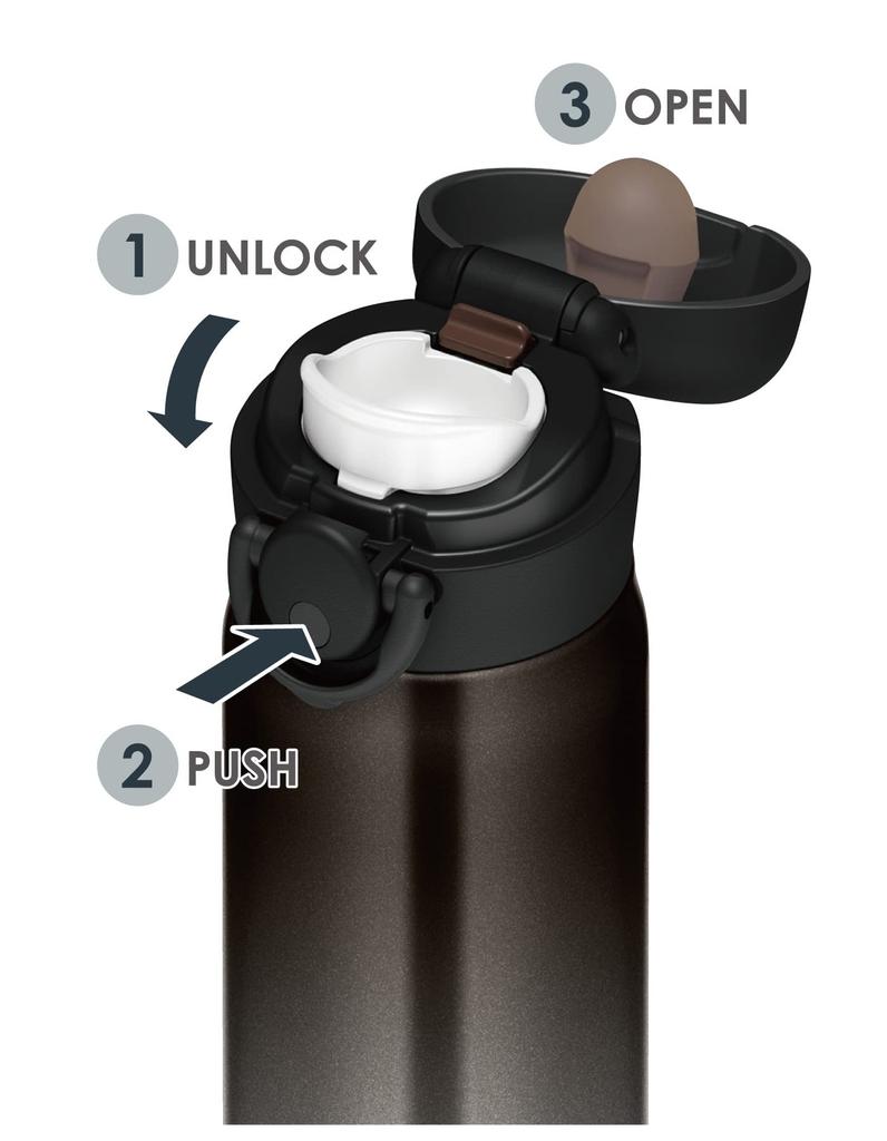 Thermos Vacuum Insulated Portable Mug, 500ml, Black Gradient, JNR-502LTD BK-G