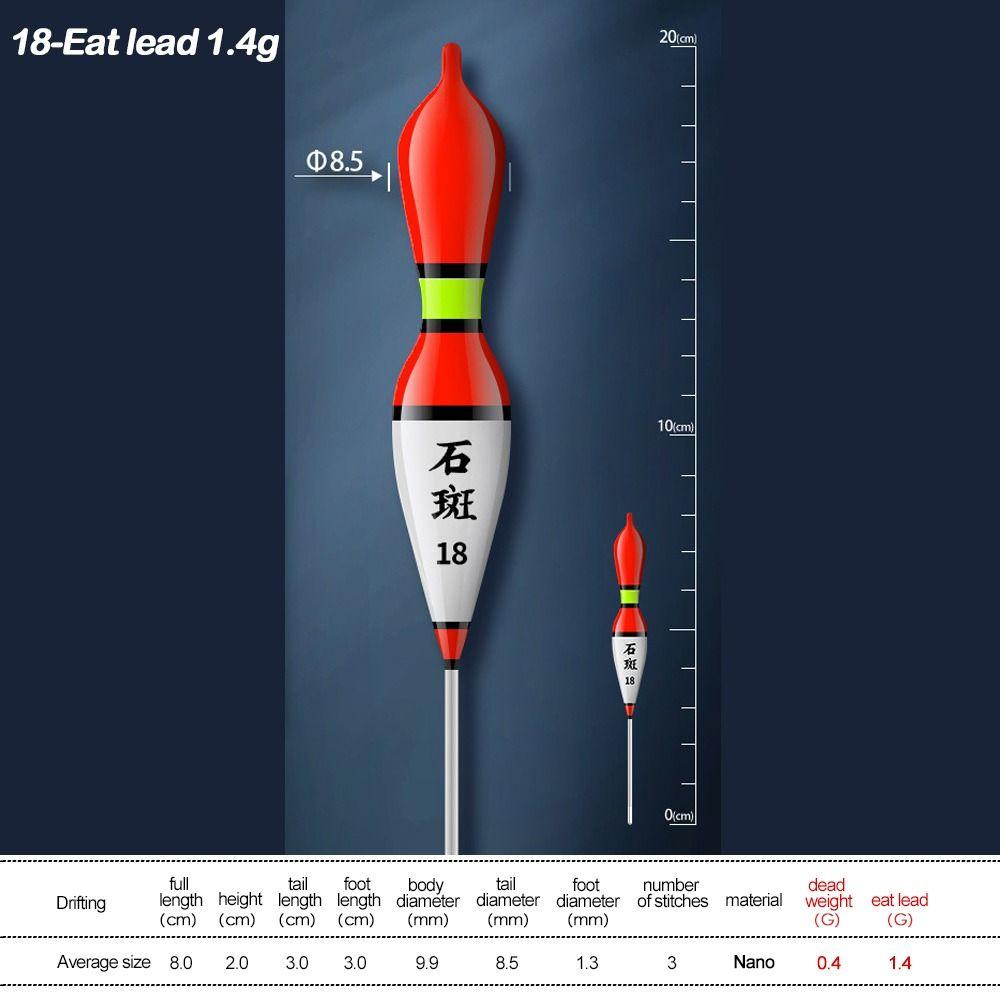 Ассорти из размеров Поплавок для ловли камня Индикатор Световой индикатор Поплавки-палки Поплавки для активного отдыха Поплавки-бомберы для рыбалки