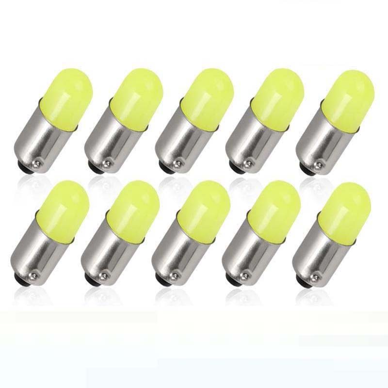 10Pcs BA9S LED T4W H6W Led Bulb Canbus Car Interior Light Auto Wedge Marker Dome Lamp Reading Door Light 6000K 12V