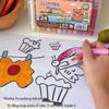 Cross-Border Cartoon Capybara Glitter Metal Brush Pen - Triangle Barrel & Soft Tip
