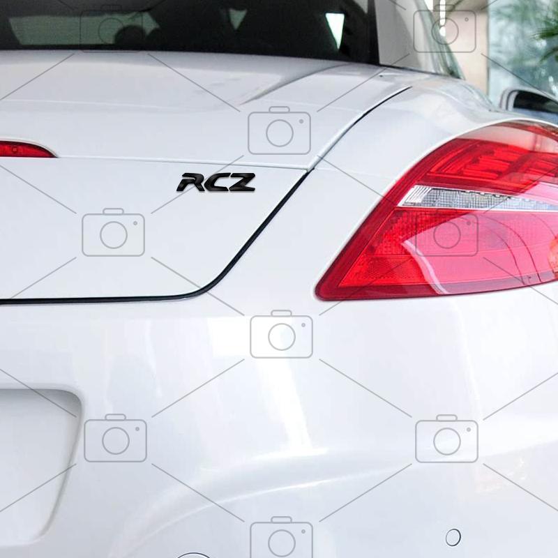 Car Metal Body For Peugeot RCZ GT Line French Tricolor Logo Letter Decals Styling Badge Trunk Fender Emblems Sticker Accessories