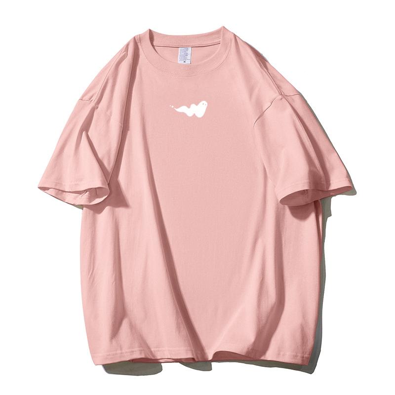 Shellsuning большие футболки с принтом для женщин, летние новые повседневные винтажные хлопковые мягкие базовые футболки с круглым вырезом, уличная одежда, одежда для пар, корейские готические топы