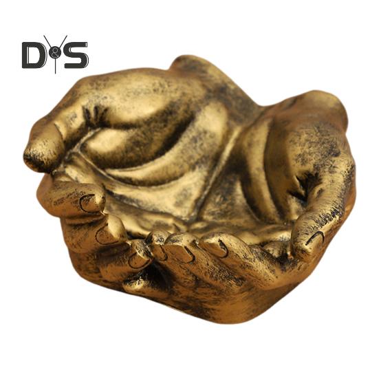 Чаша для хранения рук в форме ладони, украшение из прочной смолы для домашнего офиса, многофункциональная коробка для хранения часов, ювелирных изделий, ключей, безделушек, держатель, органайзер