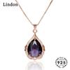 Женское ожерелье Lindon, кулон с цирконом, модный подарок