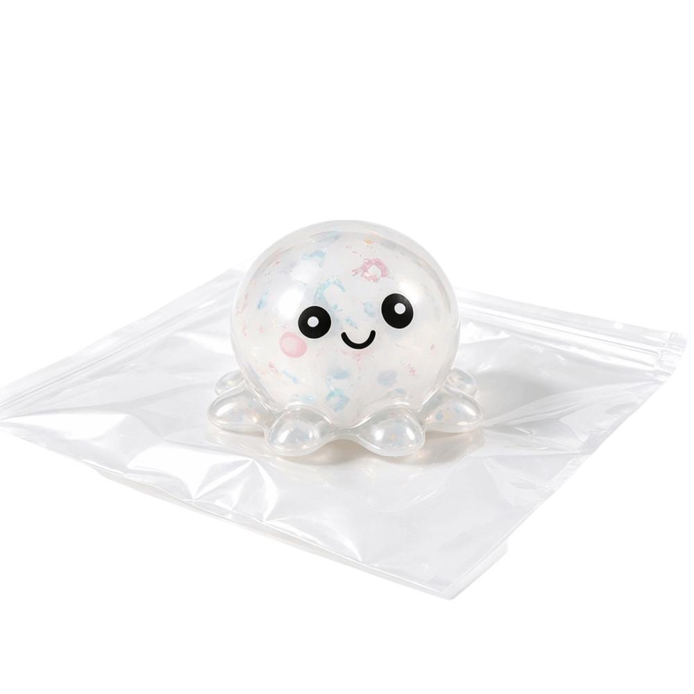 Vibrant Colors Octopus Squeeze Toy Soft Squeezable Octopus Squishy Toy Sensory Play