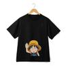 One Piece Kid Luffy Raising Hand Graphic T-shirt - Cool Summer Vibe Stree Tee